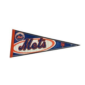 Vintage MLB New York Mets 2001 Wincraft Pennant NY Y2k Vintage